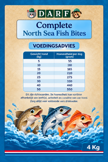 Afbeeldingen van DARF Vol Noordzeevis 14 kg